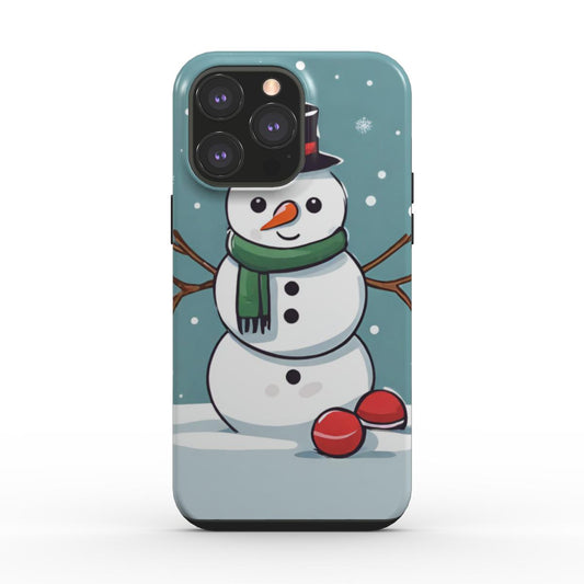 Snowman Selfie - MagSafe iPhone Case